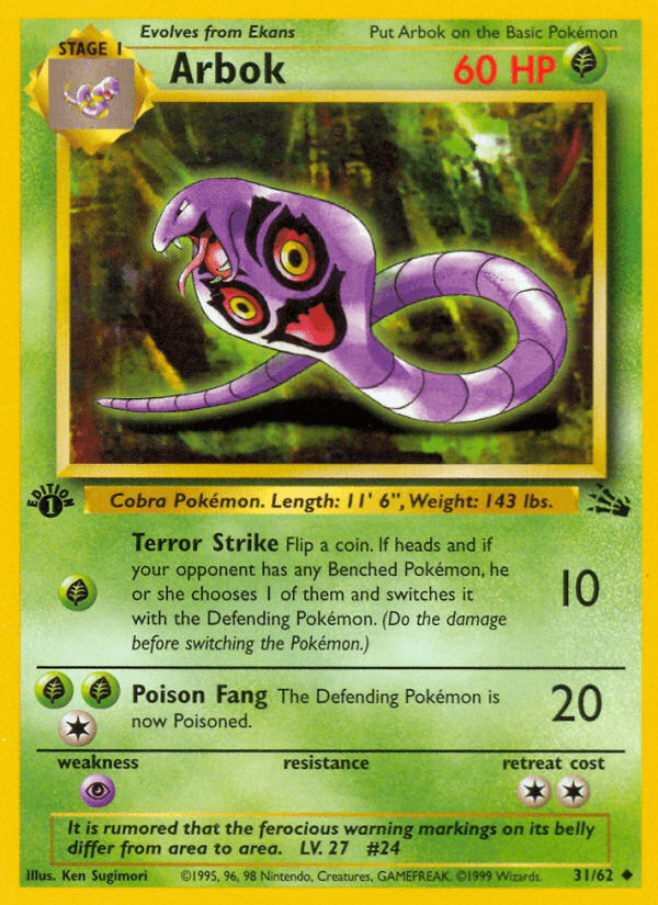 Arbok — Fossil #31