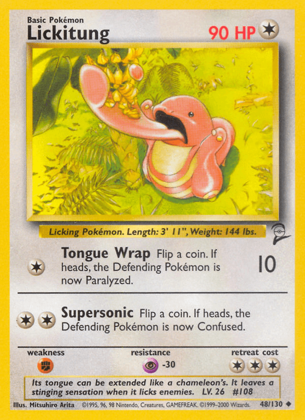 Lickitung — Base Set 2 #48
