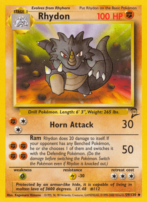 Rhydon — Base Set 2 #59