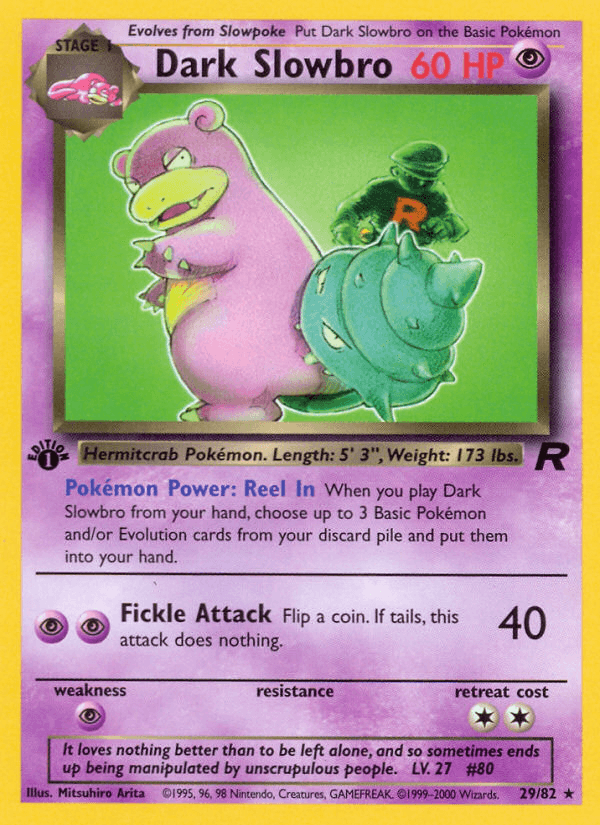 Dark Slowbro — Team Rocket #29