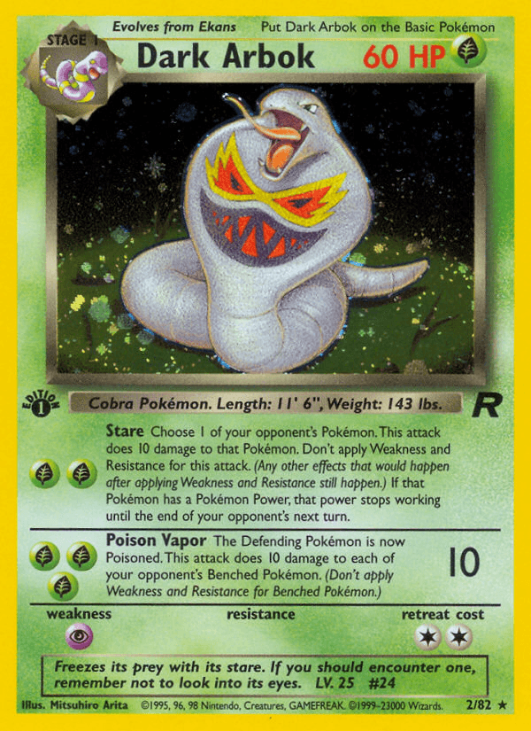 Dark Arbok — Team Rocket #2