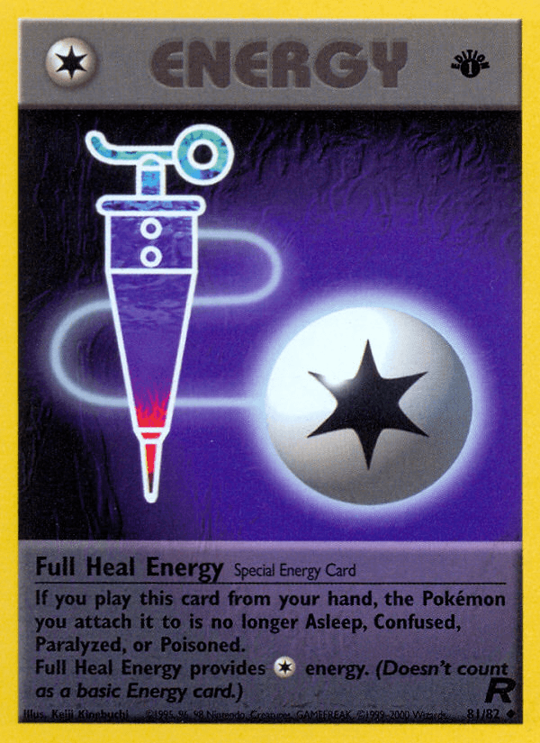Full Heal Energy — Team Rocket #81