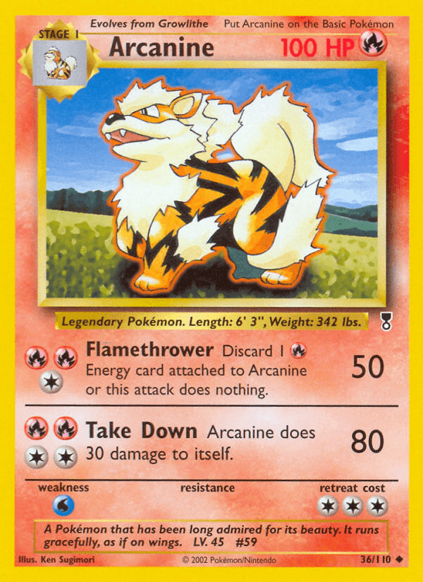 Arcanine — Legendary Collection #36