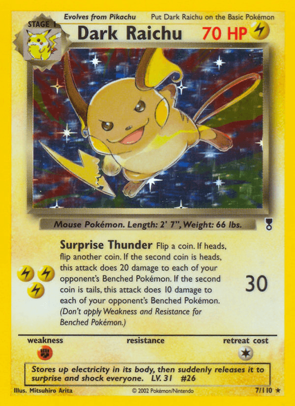 Dark Raichu — Legendary Collection #7
