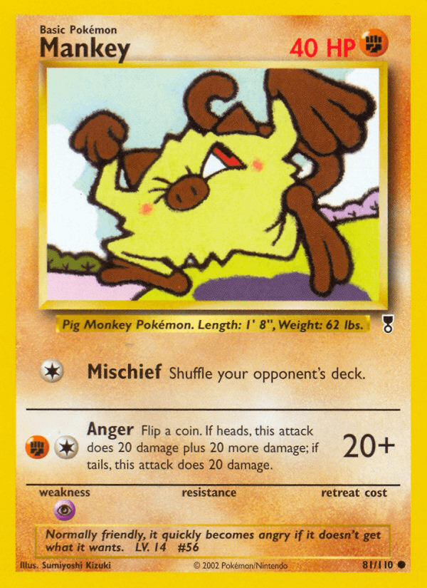 Mankey — Legendary Collection #81