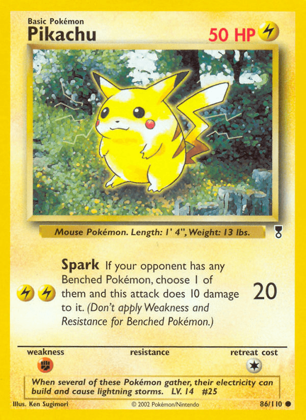 Pikachu — Legendary Collection #86