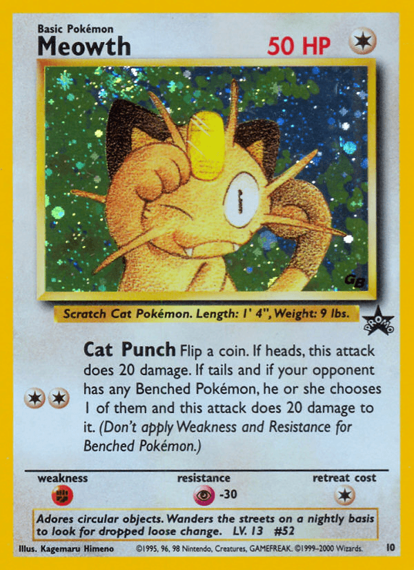Meowth — Wizards Black Star Promos #10