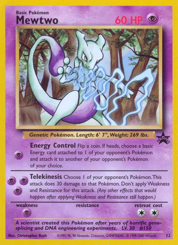 Mewtwo — Wizards Black Star Promos #12
