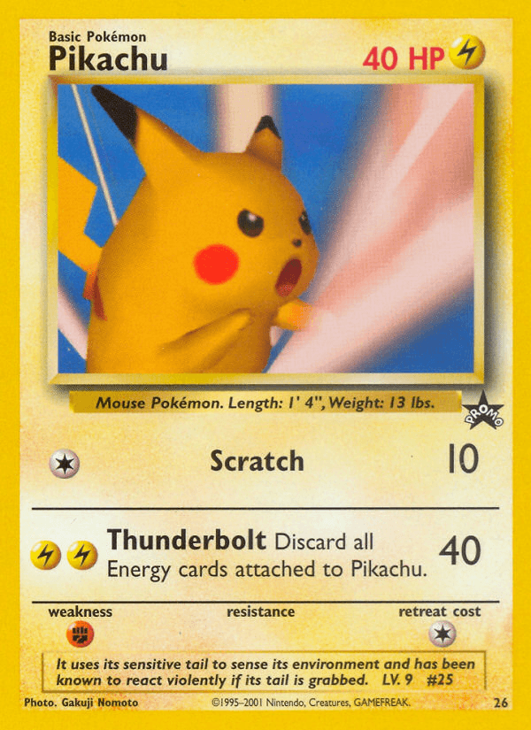 Pikachu — Wizards Black Star Promos #26