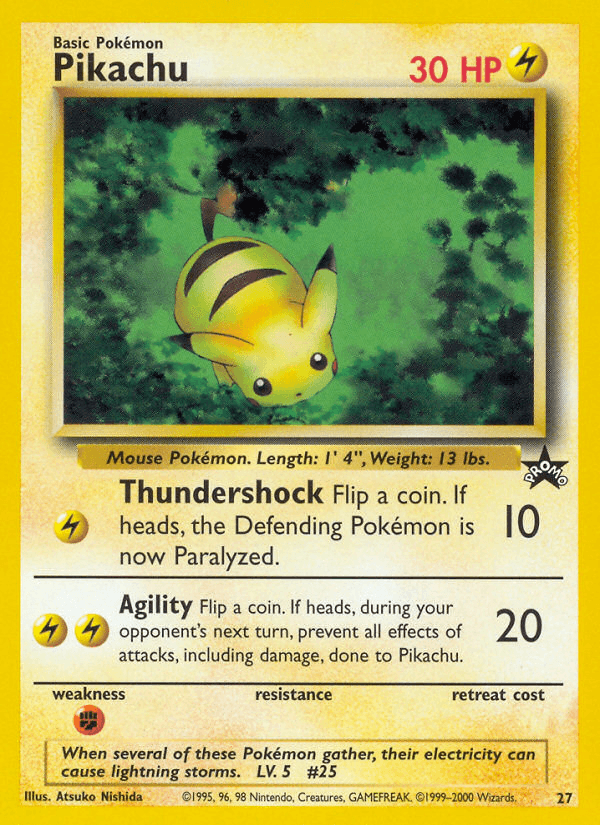 Pikachu — Wizards Black Star Promos #27