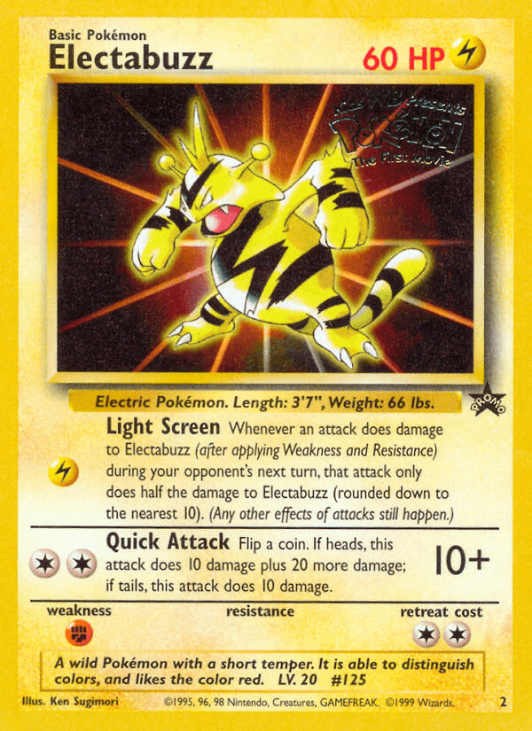 Electabuzz — Wizards Black Star Promos #2