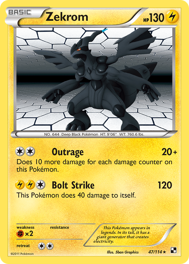 Zekrom — Black & White #47