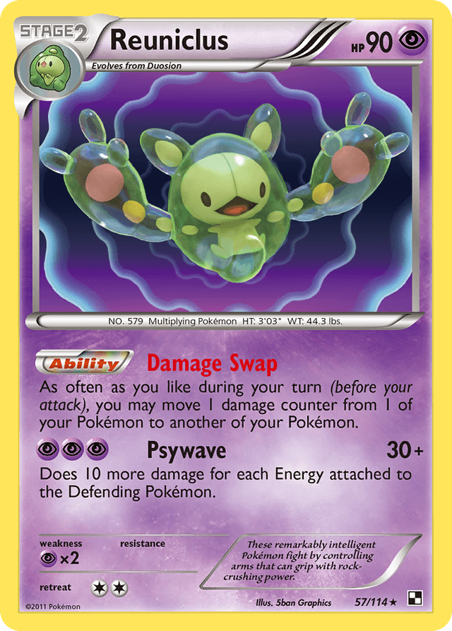 Reuniclus — Black & White #57