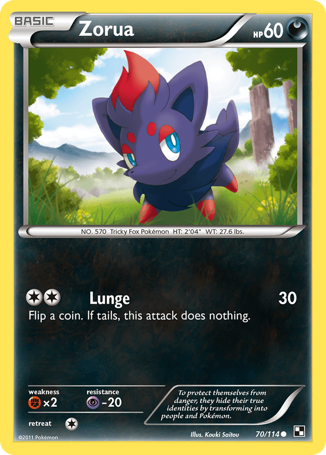 Zorua — Black & White #70