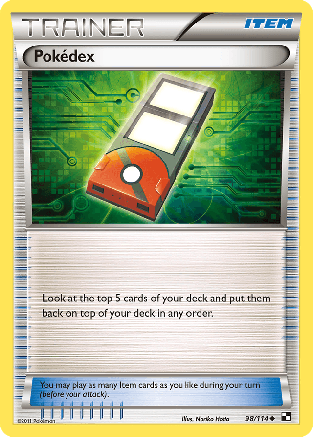 Pokédex — Black & White #98