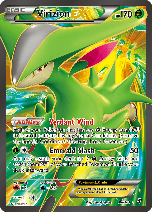 Virizion-EX — Plasma Blast #96