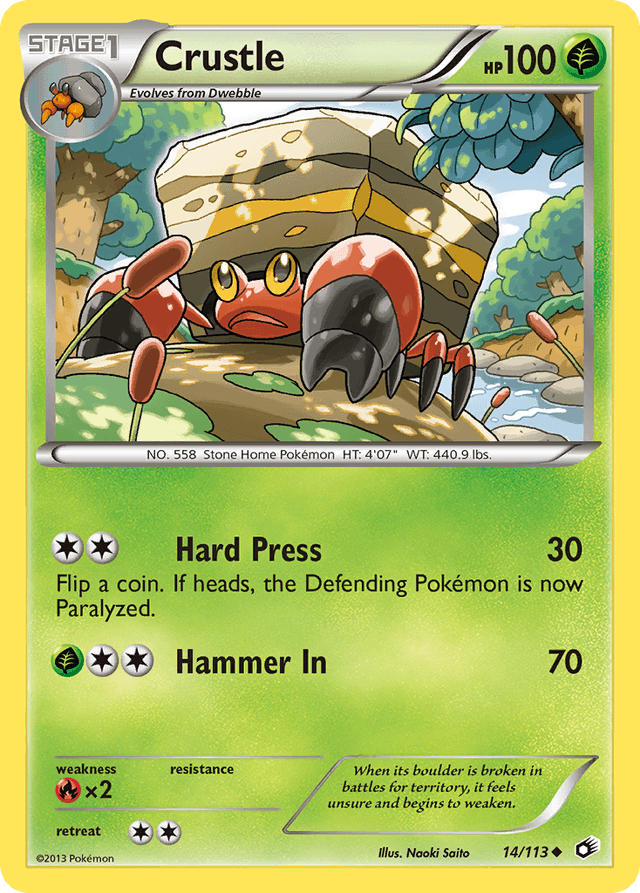 Crustle — Legendary Treasures #14