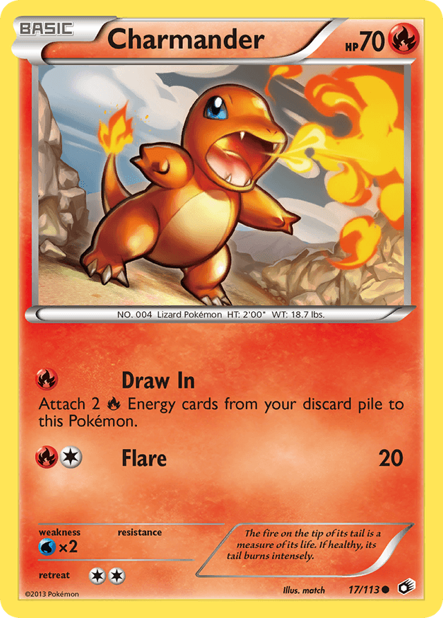 Charmander — Legendary Treasures #17