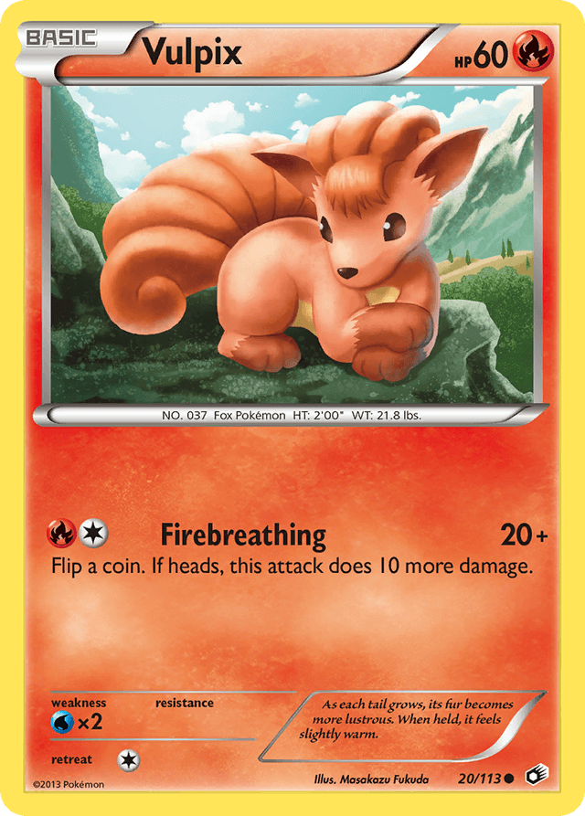 Vulpix — Legendary Treasures #20