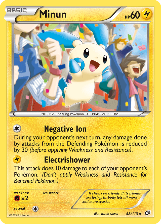 Minun — Legendary Treasures #48