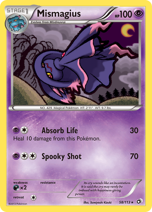 Mismagius — Legendary Treasures #58