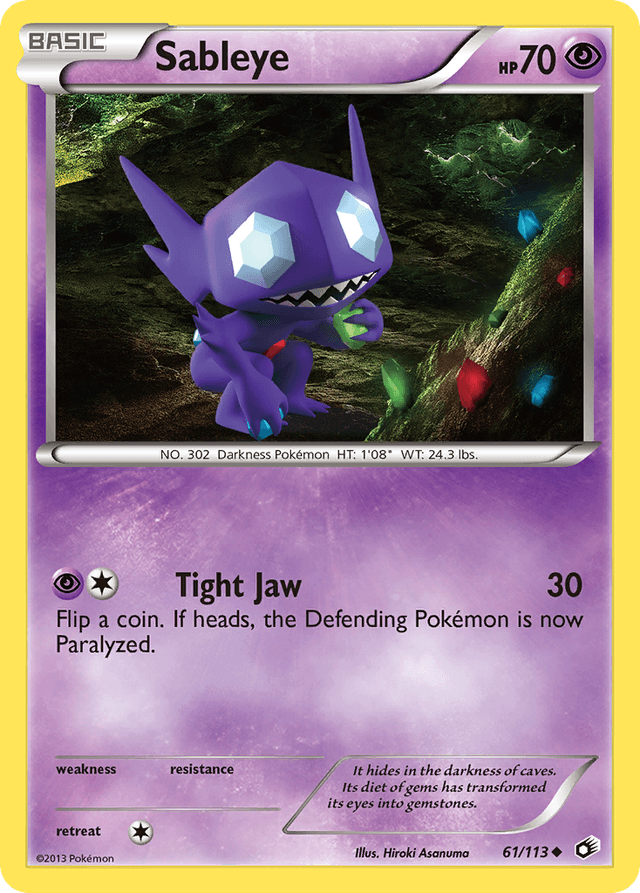 Sableye — Legendary Treasures #61