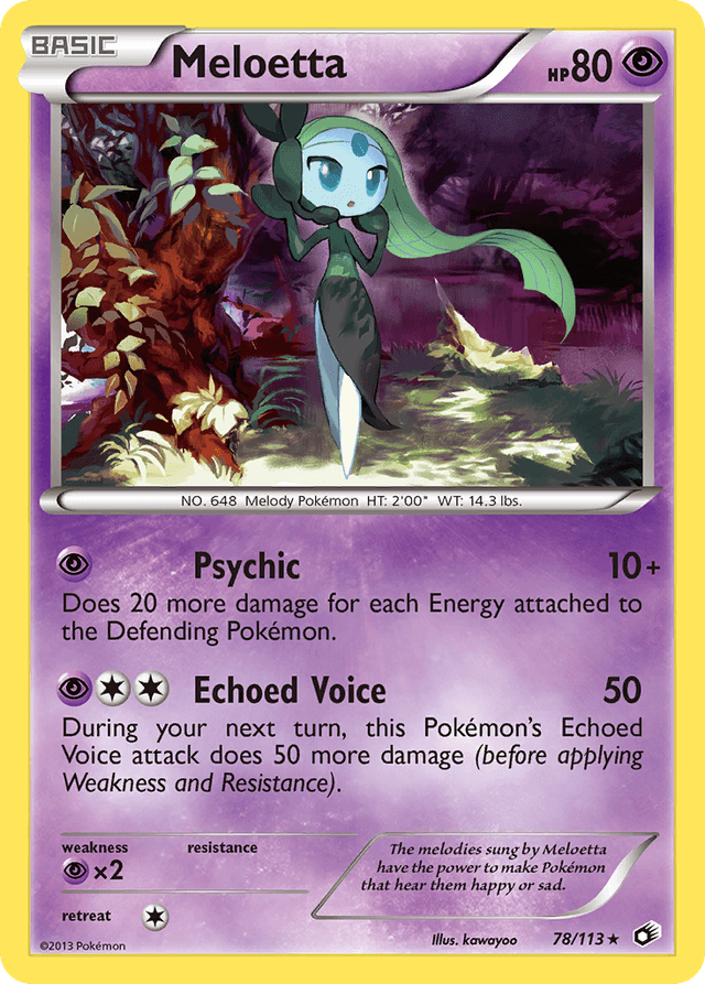 Meloetta — Legendary Treasures #78