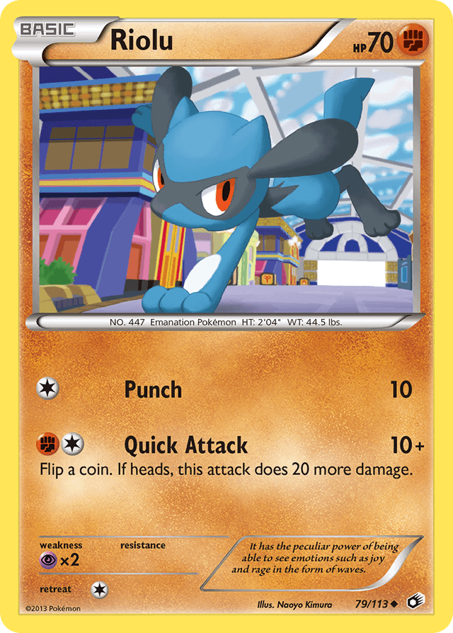Riolu — Legendary Treasures #79