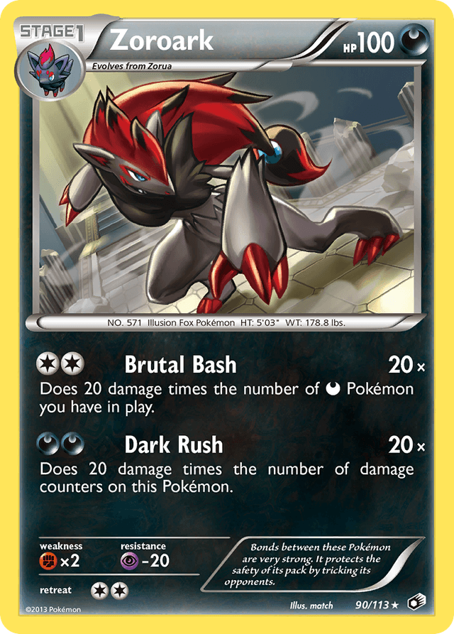 Zoroark — Legendary Treasures #90