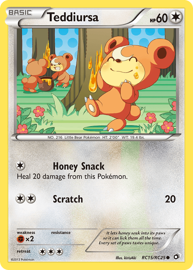 Teddiursa — Legendary Treasures #RC15