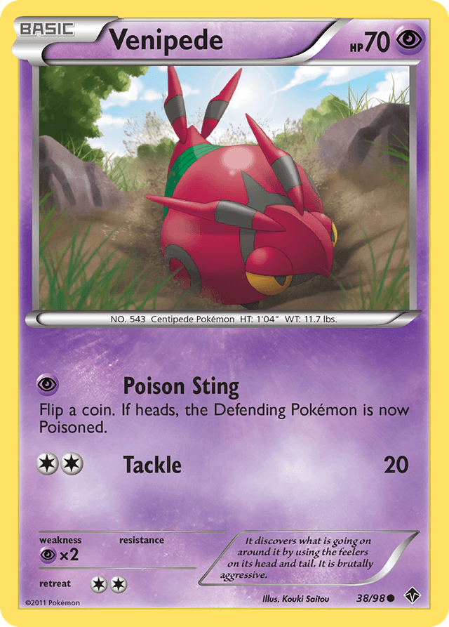 Venipede — Emerging Powers #38