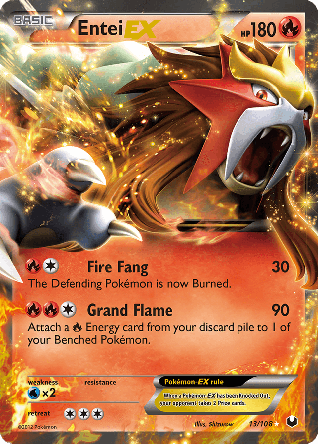 Entei-EX — Dark Explorers #13