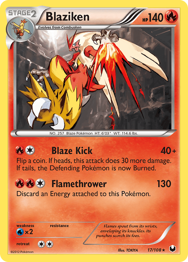 Blaziken — Dark Explorers #17