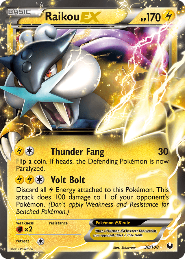 Raikou-EX — Dark Explorers #38