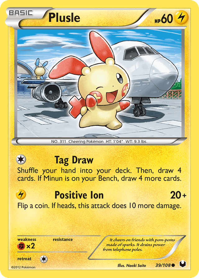 Plusle — Dark Explorers #39