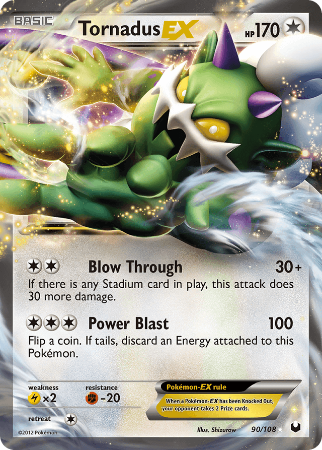 Tornadus-EX — Dark Explorers #90