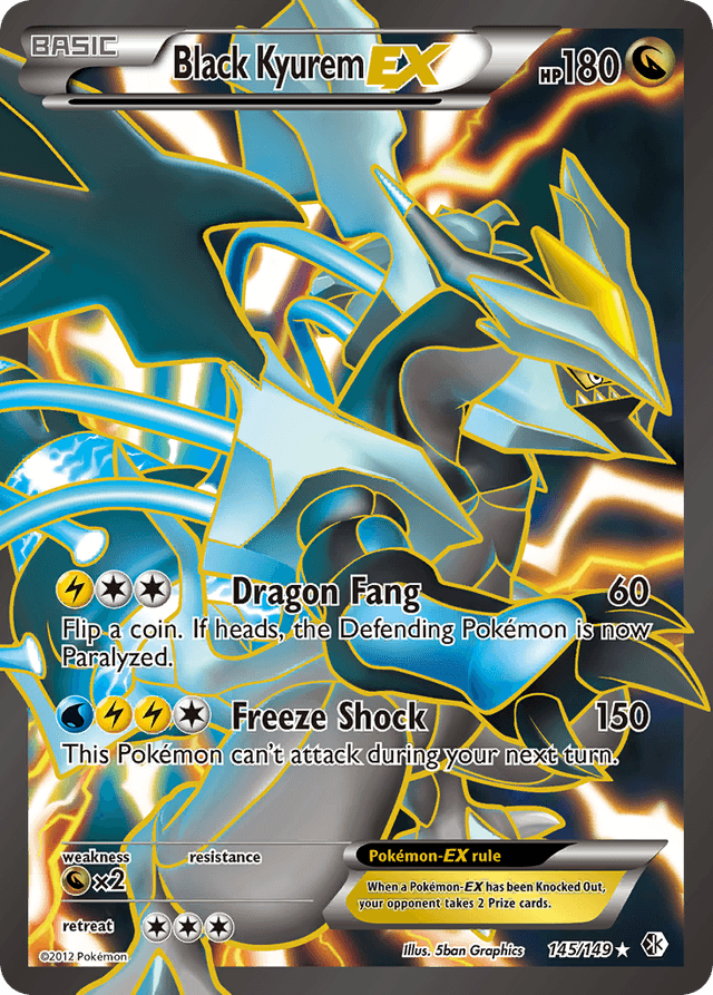 Black Kyurem-EX — Boundaries Crossed #145