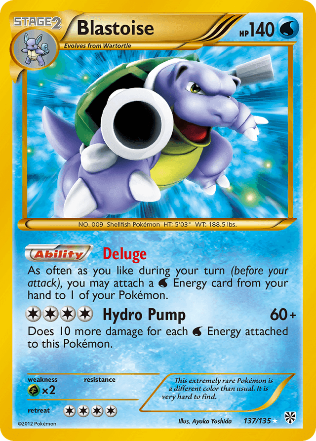 Blastoise — Plasma Storm #137
