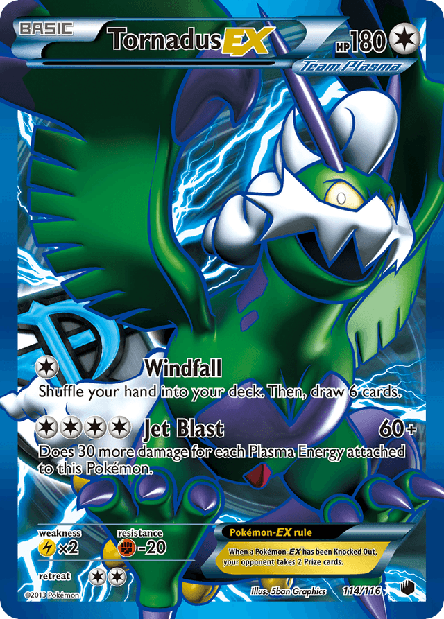 Tornadus-EX — Plasma Freeze #114