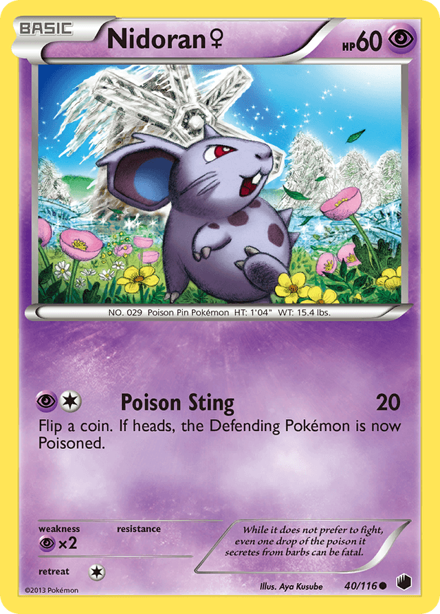 Nidoran ♀ — Plasma Freeze #40