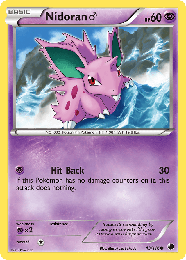 Nidoran ♂ — Plasma Freeze #43