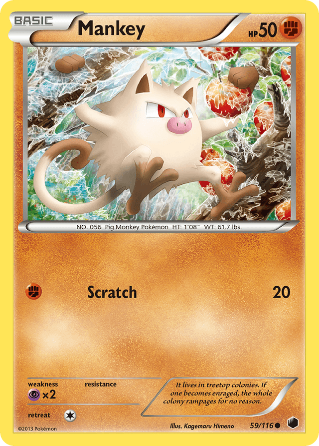 Mankey — Plasma Freeze #59