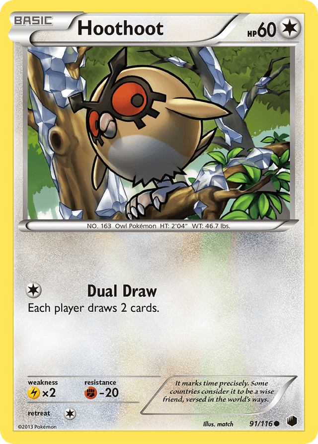 Hoothoot — Plasma Freeze #91