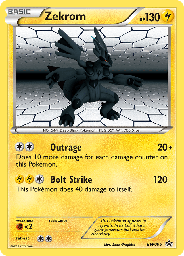 Zekrom — BW Black Star Promos #BW005