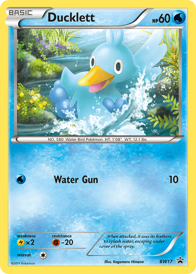 Ducklett — BW Black Star Promos #BW17