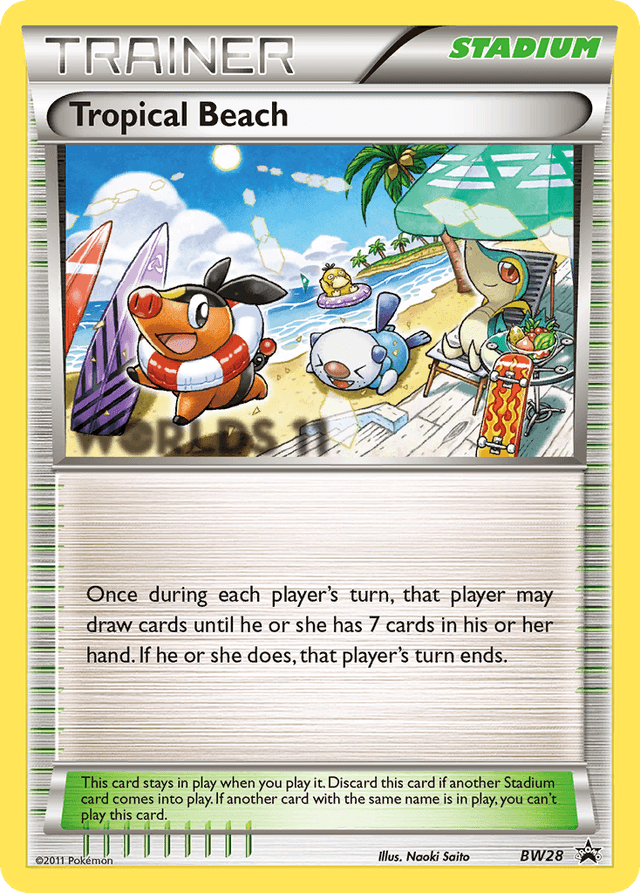 Tropical Beach — BW Black Star Promos #BW28