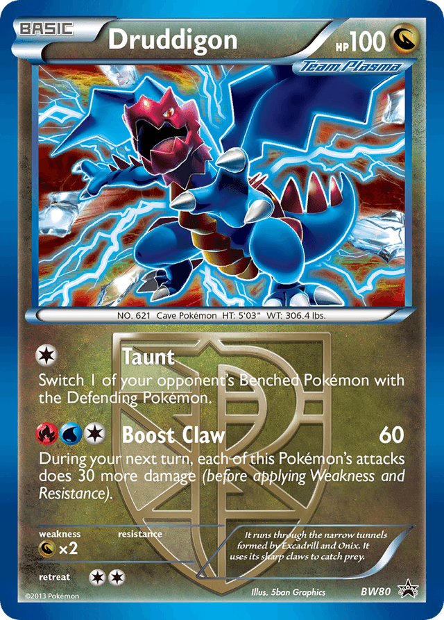 Druddigon — BW Black Star Promos #BW80