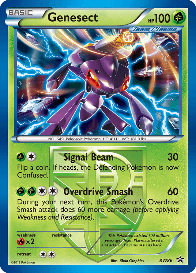 Genesect — BW Black Star Promos #BW86