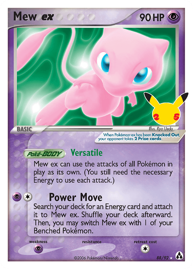 Mew ex — Celebrations: Classic Collection #88
