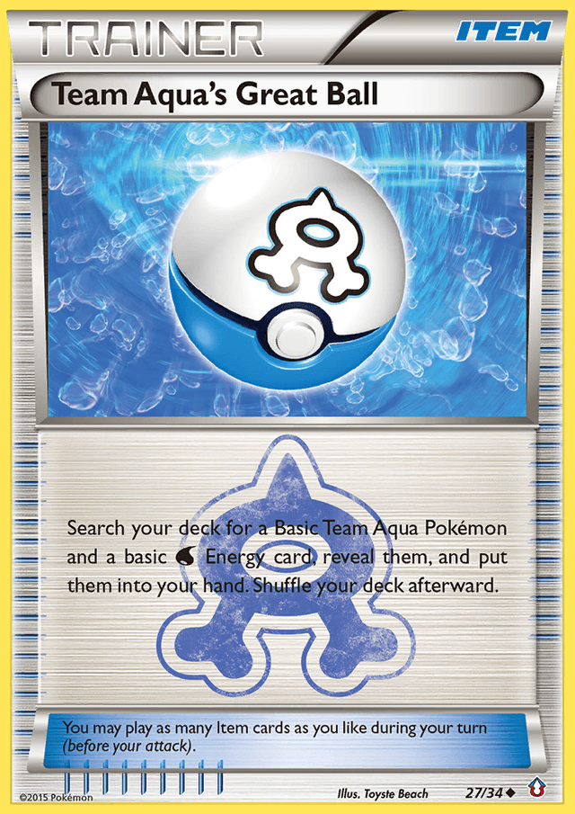 Team Aqua's Great Ball — Double Crisis #27